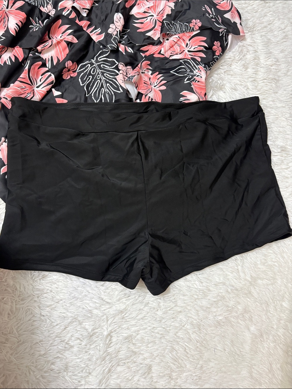 NWOT Floral Tankini Swim Set With Shorts From Amazon Size 4XL - Picture 2 of 16